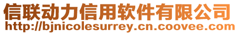 信聯(lián)動力信用軟件有限公司