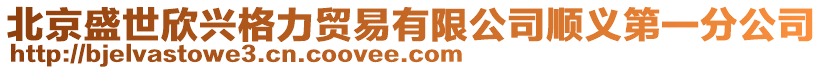 北京盛世欣興格力貿(mào)易有限公司順義第一分公司