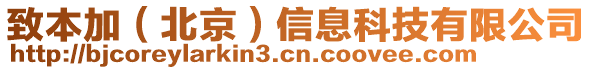 致本加（北京）信息科技有限公司