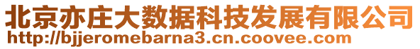 北京亦莊大數(shù)據(jù)科技發(fā)展有限公司