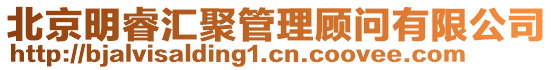 北京明睿匯聚管理顧問(wèn)有限公司