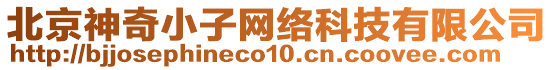 北京神奇小子網(wǎng)絡(luò)科技有限公司