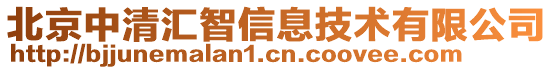 北京中清匯智信息技術(shù)有限公司