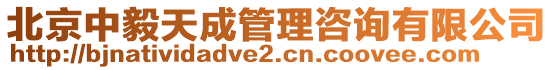 北京中毅天成管理咨詢有限公司