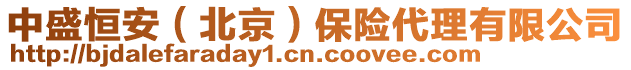中盛恒安(北京)保險代理有限公司