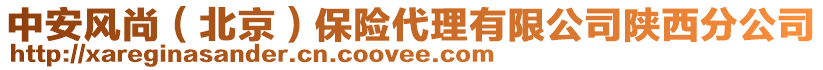 中安風尚(北京)保險代理有限公司陜西分公司