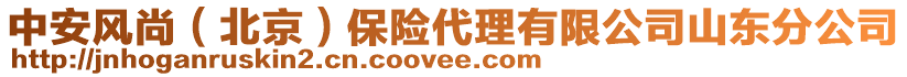 中安風(fēng)尚(北京)保險(xiǎn)代理有限公司山東分公司