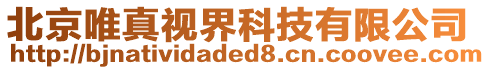 北京唯真視界科技有限公司