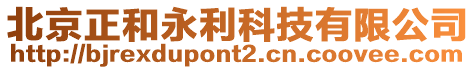 北京正和永利科技有限公司