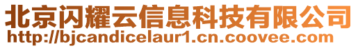 北京閃耀云信息科技有限公司