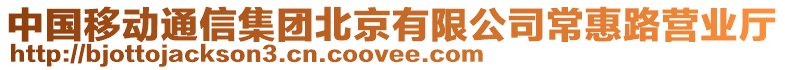 中國移動通信集團北京有限公司?；萋窢I業(yè)廳