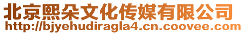 北京熙朵文化傳媒有限公司