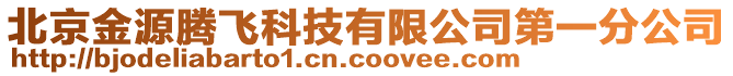 北京金源騰飛科技有限公司第一分公司