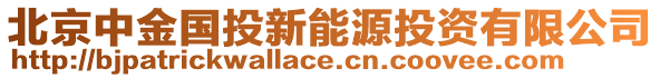 北京中金國投新能源投資有限公司