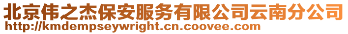 北京偉之杰保安服務有限公司云南分公司
