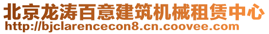 北京龍濤百意建筑機(jī)械租賃中心