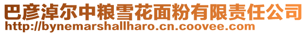 巴彥淖爾中糧雪花面粉有限責任公司