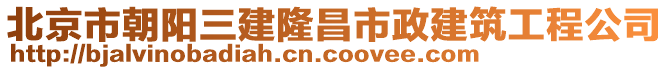 北京市朝陽三建隆昌市政建筑工程公司