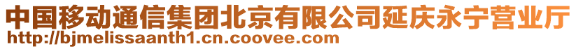 中國移動通信集團北京有限公司延慶永寧營業廳