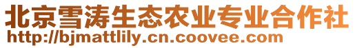 北京雪濤生態(tài)農業(yè)專業(yè)合作社