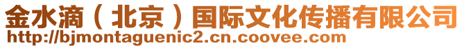 金水滴（北京）國際文化傳播有限公司