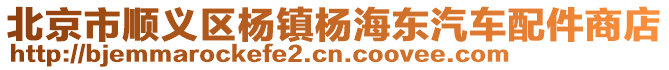 北京市順義區楊鎮楊海東汽車配件商店
