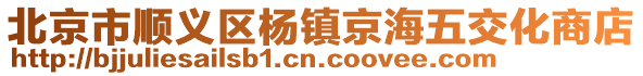 北京市順義區楊鎮京海五交化商店