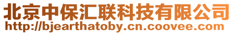 北京中保匯聯科技有限公司
