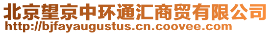 北京望京中環通匯商貿有限公司