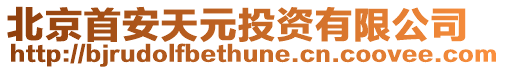 北京首安天元投資有限公司