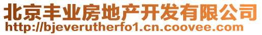 北京豐業(yè)房地產(chǎn)開發(fā)有限公司