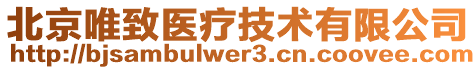 北京唯致醫療技術有限公司