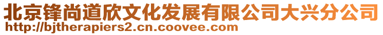 北京鋒尚道欣文化發展有限公司大興分公司