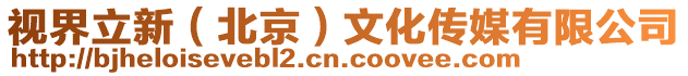 視界立新（北京）文化傳媒有限公司