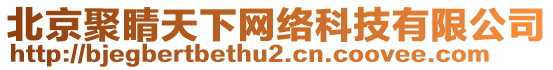北京聚睛天下網絡科技有限公司