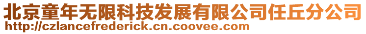 北京童年無限科技發展有限公司任丘分公司