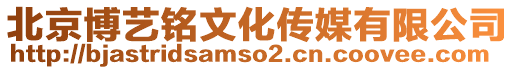 北京博藝銘文化傳媒有限公司