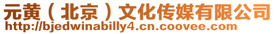 元黃（北京）文化傳媒有限公司