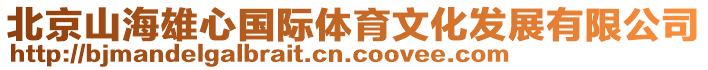 北京山海雄心國際體育文化發(fā)展有限公司