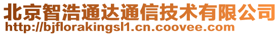 北京智浩通達通信技術有限公司