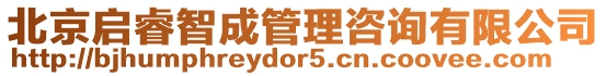 北京啟睿智成管理咨詢有限公司