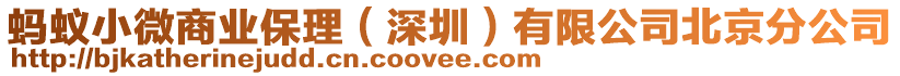 螞蟻小微商業保理(深圳)有限公司北京分公司