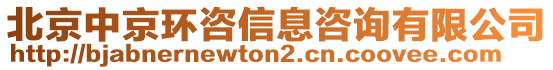 北京中京環(huán)咨信息咨詢有限公司