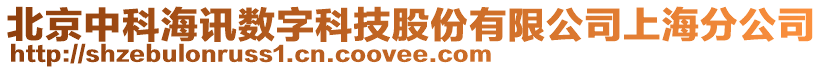 北京中科海訊數(shù)字科技股份有限公司上海分公司