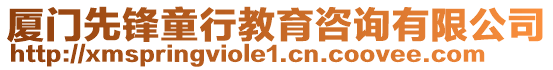 廈門先鋒童行教育咨詢有限公司