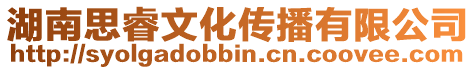 湖南思睿文化傳播有限公司