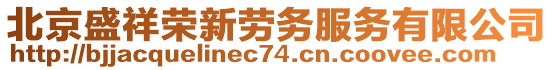 北京盛祥榮新勞務(wù)服務(wù)有限公司
