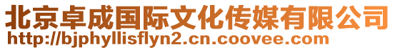 北京卓成國際文化傳媒有限公司