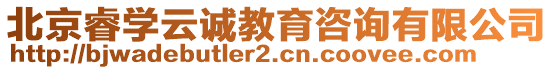 北京睿學(xué)云誠教育咨詢有限公司