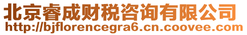 北京睿成財(cái)稅咨詢有限公司